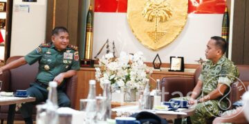 Perkuat Sinergi dan Penegakan Hukum, Pangdam XIV/Hsn Terima Kunjungan Silaturahmi Kadilmil III-16 Makassar