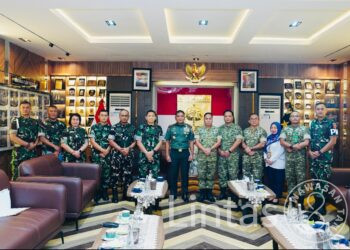 Perkuat Sinergi dan Penegakan Hukum, Pangdam XIV/Hsn Terima Kunjungan Silaturahmi Kadilmil III-16 Makassar
