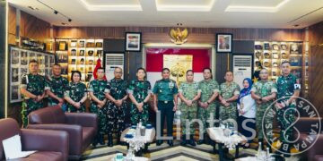 Perkuat Sinergi dan Penegakan Hukum, Pangdam XIV/Hsn Terima Kunjungan Silaturahmi Kadilmil III-16 Makassar