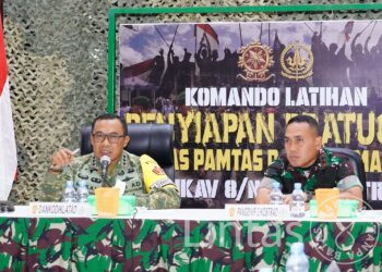 Dankodiklatad Pastikan Kesiapan Yonkav 8/NSW Hadapi Penugasan Pamtas RI–Malaysia