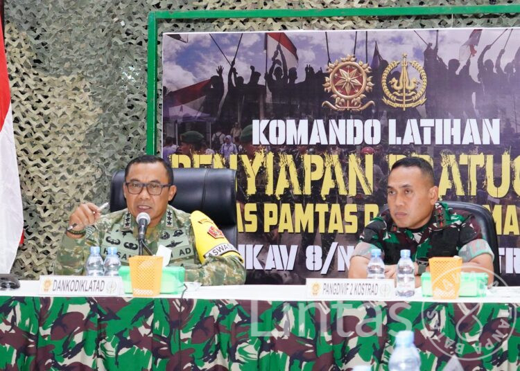 Dankodiklatad Pastikan Kesiapan Yonkav 8/NSW Hadapi Penugasan Pamtas RI–Malaysia