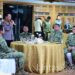 Kasad Dampingi Panglima TNI Terima Kunjungan Silaturahmi Kapolri di Mabes TNI