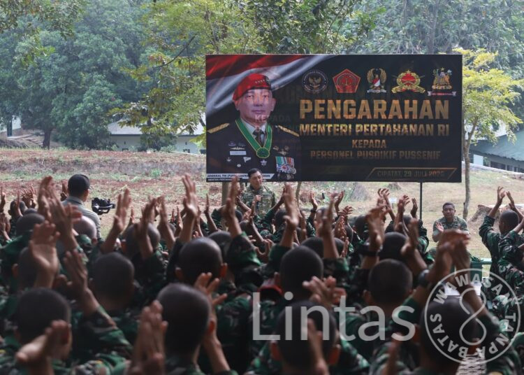 Menhan RI : Prajurit TNI Harus Profesional, Rendah Hati dan Senantiasa di Cintai Rakyat