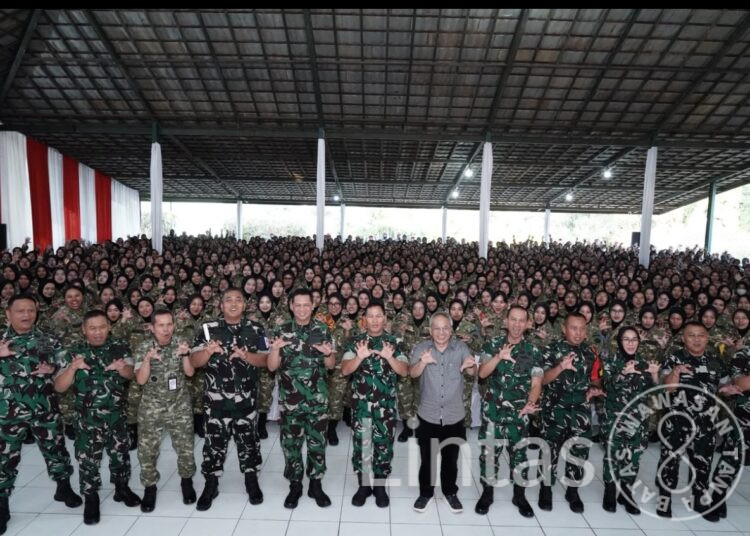 Pangdam III/Siliwangi Bekali Wawasan Kebangsaan kepada Siswa SPPI KDKMP dan KNMP di Dodik Belanegara Rindam III/Slw
