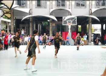 Dankodiklatad Hadiri Fun Basket Legend Bersama Panglima TNI