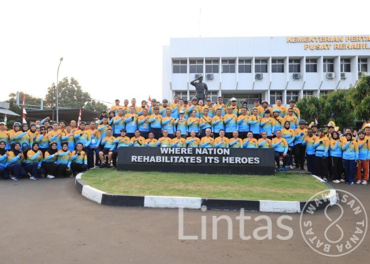 Pusrehabkeshan Kemhan RI Gelar Fun Bike dan Syukuran HUT ke 58, Perkuat Semangat Kebersamaan dan Pengabdian