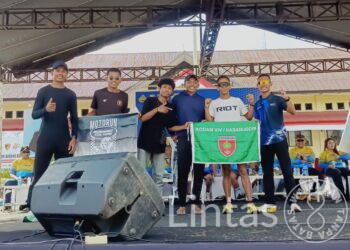 Prajurit Yonif 725/Woroagi Ukir Prestasi, Prada Adin Sabet Juara I Run SI–Bhayangkara 80th 10K