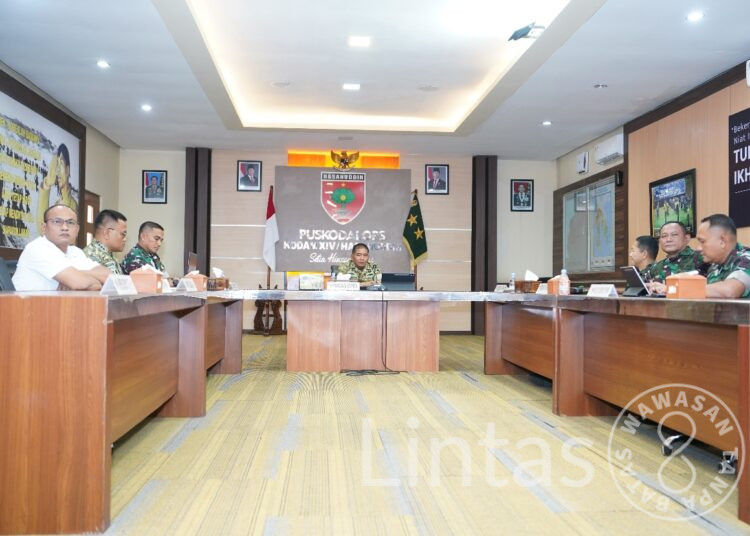 Pangdam XIV/Hsn Sampaikan Progres KDKMP dalam Evaluasi Nasional Bersama Wapang TNI