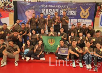 Tim Karate Kodam III/Slw Raih Juara Umum II Kejurnas Karate Piala Kasau Cup 2026