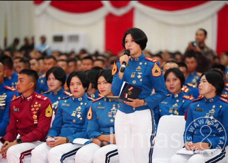 Dankodiklatad Hadiri Pembekalan Capaja TNI-Polri, Panglima TNI Tekankan Kesiapan Hadapi Ancaman Modern