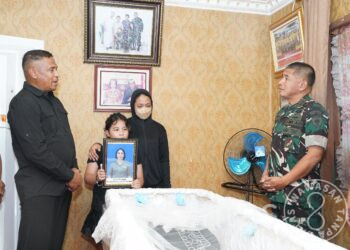 Turut Berduka, Pangdam XIV/Hasanuddin Sampaikan Belasungkawa atas Berpulangnya Salah Satu Personel Terbaik