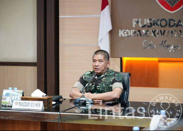 Perkuat SDM Unggul dan Integritas, Pangdam XIV/Hasanuddin Beri Arahan kepada Jajaran