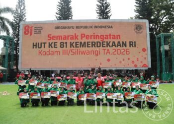 Kodam III/Siliwangi Gelar Fun Game Semarak HUT ke-81 Kemerdekaan RI, Perkuat Kebersamaan