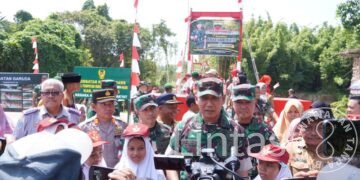 Buka Akses Warga, Pangdam I/BB Resmikan Jembatan Perintis Tumpatan Nibung