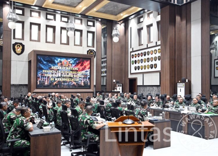 Uji Naskah Validasi Orgas Seskoad dan Yonhub, Jawab Tuntutan Tugas dan Operasi Modern