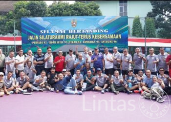 Hadiri Olahraga Bersama Abituren Akmil 1992–1996, Kasad Tekankan Dukung Program Pemerintah
