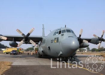Lanud Halim Perdanakusuma Distribusikan Pompa Air untuk Penanganan Karhutla di Kalimantan