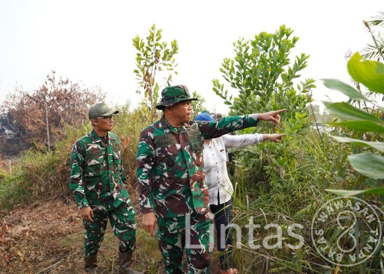 PANGDAM XXII/TB TINJAU POSKO DARURAT DAN KESIAPAN SARANA KARHUTLA