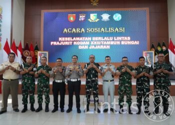 Kodam XXII/Tambun Bungai Gelar Sosialisasi Keselamatan Berlalu Lintas bagi Prajurit dan Jajaran