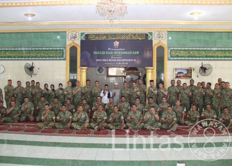 Meneladani Akhlak Rasulullah, Kogabwilhan II Gelar Peringatan Maulid Nabi Muhammad SAW 1448 H