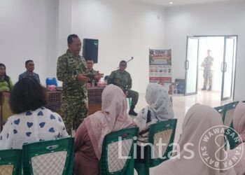 Hari keempat, Pasis Dikreg Sesko TNI LVI berikan Penyuluhan Karhutla di Kec. Selat, Kab. Pulang Pisau