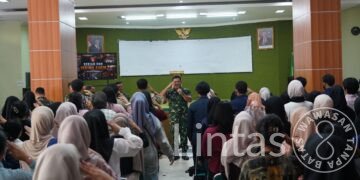 Tim Penyuluh Karhutla Mabesad Berikan Penyuluhan Karhutla kepada Mahasiswa Baru UMPR
