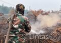 TIM KARHUTLA KODAM XXII/TB PADAMKAN API DI TANJUNG TARUNA, PULANG PISAU