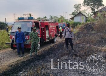 Kebakaran Lahan 1,5 Hektare di Kota Banjar Berhasil Dipadamkan, Tidak Ada Korban Jiwa