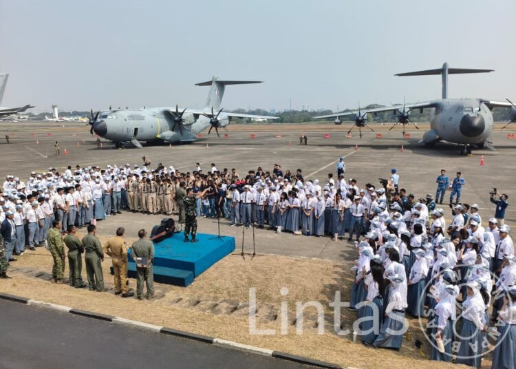 Lanud Halim P. Kenalkan Alutsista dan Teknologi Kedirgantaraan Kepada Pelajar di PEGASE 2026