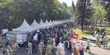 Peringati HUT ke-81 TNI, Kodam III/Siliwangi Gelar Bazar UMKM