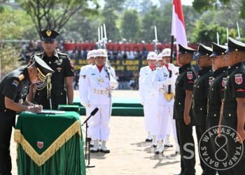 Lantik Prajurit Tamtama Infanteri, Pangdam Hasanuddin Sampaikan Pesan Kasad: Siap Dukung Percepatan Pembangunan