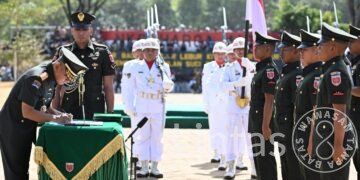 Lantik Prajurit Tamtama Infanteri, Pangdam Hasanuddin Sampaikan Pesan Kasad: Siap Dukung Percepatan Pembangunan