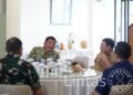 Pangdam XIV/Hasanuddin Sambut Menko Polkam RI di Lanud Sultan Hasanuddin