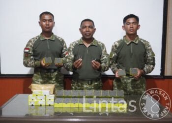 Satgas Pamtas Yonkav 8/NSW/2 Kostrad Gagalkan Penyelundupan 5.000 Detonator Aktif
