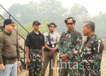 Kasdam XXII/Tambun Bungai Tinjau Latihan Pembinaan Satuan Yonif 631/Antang di Palangka Raya
