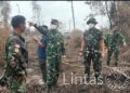 PANGDAM XXII/TAMBUN BUNGAI CEK KESIAPAN PENANGANAN KARHUTLA DI POSKO SAMBANG LIHUM KALSEL