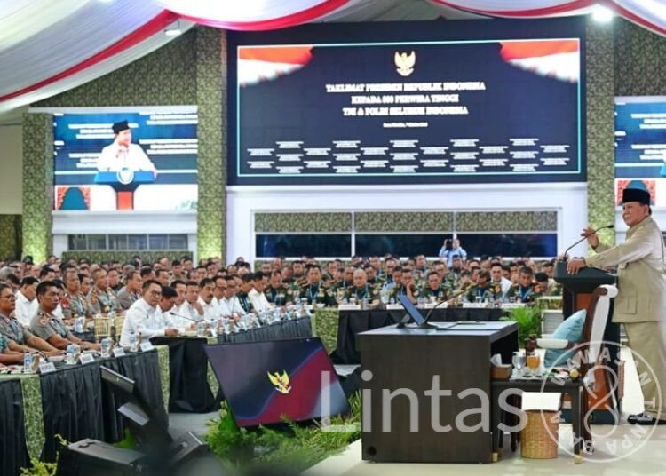 Retreat Pejabat TNI-Polri 2026, Presiden Tegaskan Penguatan Profesionalisme dan Sinergi Hadapi Tantangan Global