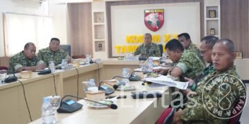 PANGDAM XXII/TB DIWAKILI KAPOKSAHLI IKUTI VICON EVALUASI DAN OPTIMALISASI KESIAPAN PROGRAM KDKMP YANG DIPIMPIN WAKIL PANGLIMA TNI