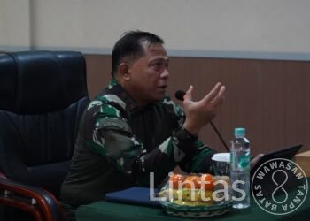 PANGDAM XXII/TAMBUN BUNGAI PIMPIN VICON EVALUASI KARHUTLA BERSAMA JAJARAN KODAM DAN FORKOPIMDA