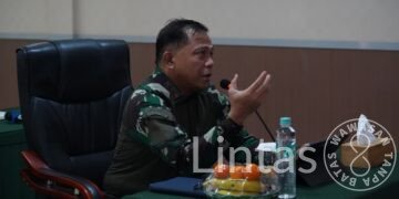 PANGDAM XXII/TAMBUN BUNGAI PIMPIN VICON EVALUASI KARHUTLA BERSAMA JAJARAN KODAM DAN FORKOPIMDA
