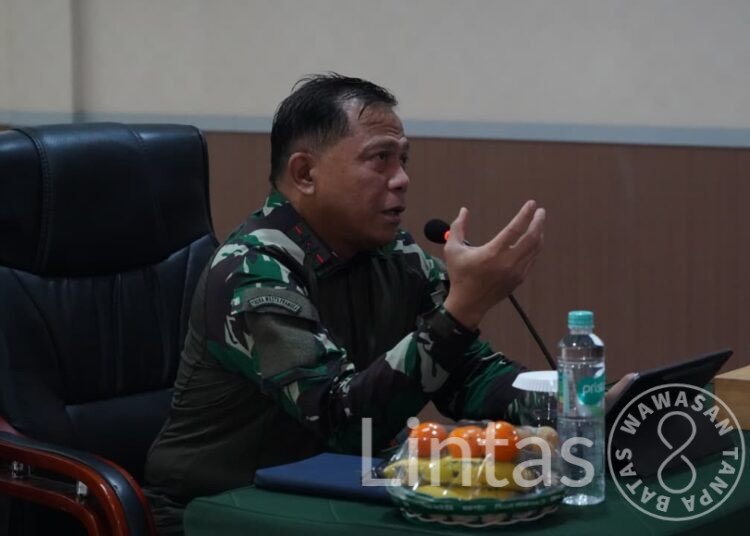 PANGDAM XXII/TAMBUN BUNGAI PIMPIN VICON EVALUASI KARHUTLA BERSAMA JAJARAN KODAM DAN FORKOPIMDA