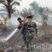 Satgas Karhutla Kodam XXII/TB Terus Lakukan Pendinginan di Palangka Raya