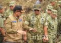 Pangdam XXII/TB Dampingi Kasad dan Kepala BNPB Tinjau Penanganan Karhutla di Kalimantan Selatan dan Kalimantan Tengah