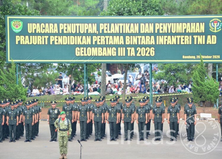 282 BINTARA INFANTERI DI RINDAM III/SLW RESMI DILANTIK, SIAP MENGABDI KEPADA BANGSA