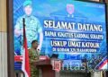 Sambut Kunjungan Uskup Umat Katolik, Pangdam XIVHsn Kobarkan Semangat Toleransi dan Persaudaraan