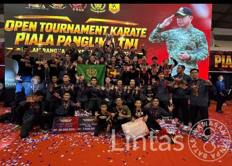 Kontingen Karate Kodam III/Siliwangi Raih Juara Umum II TNI/Polri dan Juara Umum III Open Piala Panglima TNI 2026
