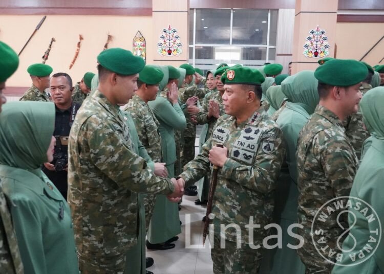 Pangdam XXII/TB Pimpin Laporan Korps Kenaikan Pangkat Pamen