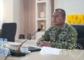 Kapoksahli Pangdam XXII/TB Ikuti Vicon Evaluasi KDKMP