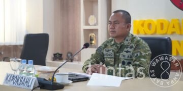 Kapoksahli Pangdam XXII/TB Ikuti Vicon Evaluasi KDKMP