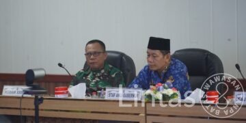 Kodam XXII/Tambun Bungai Ikuti Rakor Pengendalian Inflasi